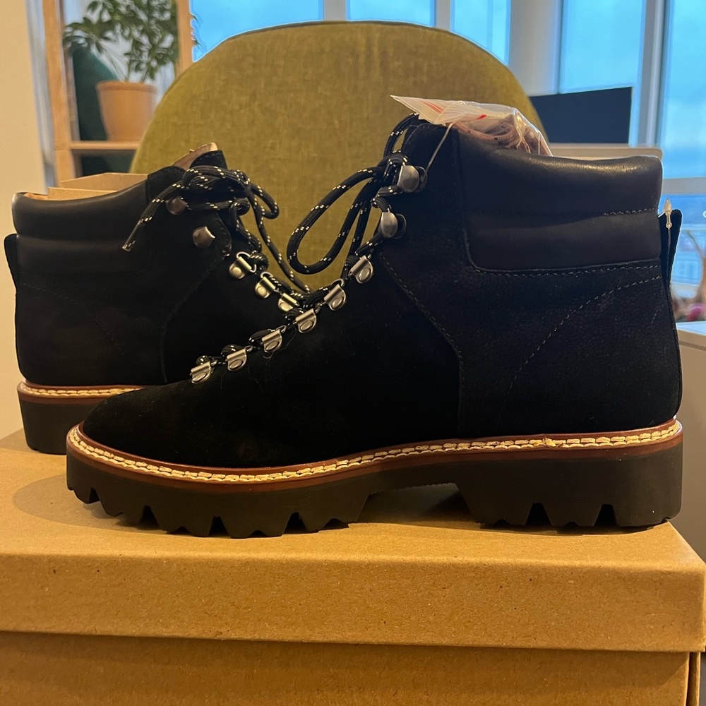 Madewell suede & leather boots NWT